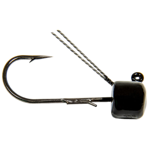 Z-Man Pro Shroomz Weedless 1/5oz Wacky Jighead Black