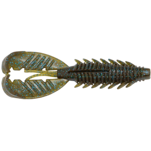 X Zone Lures Pro Series Adrenaline Craw Jr Green Pumpkin Blue Flake - X Zone Lures