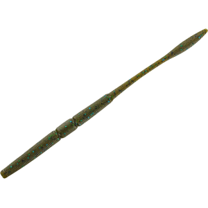 Big Bite Baits Nekorama 7" Worm Matte Green Pumpkin Blue