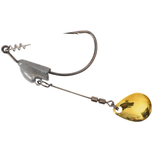 Owner Flashy Swimmer Weighted - Gold Colorado 3/0 Hook #3/16oz. Gold 2PK
