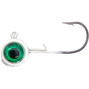 ACC Crappie Stix Big Eye 1/16oz Round Ball Jighead White