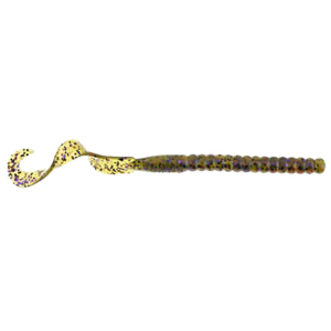 Berkley PowerBait Power Worm 10 Watermelon Purple Red Fleck