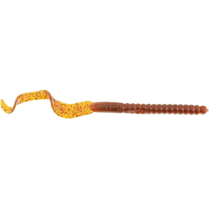 Berkley PowerBait Power Worm 10 Motor Oil Red Fleck