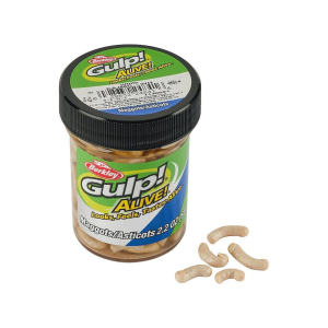 Berkley Gulp! Alive! Maggots White 2.2 oz