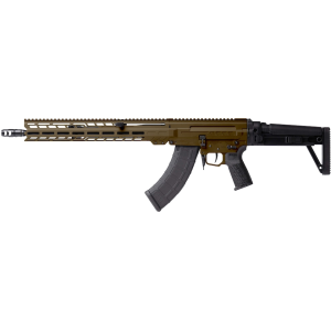 CMMG DISSENT Mk47 Semi Automatic Rifle 7.62x39mm 16.1" Black Threaded Barrel Midnight Bronze Frame Black Pistol Grip