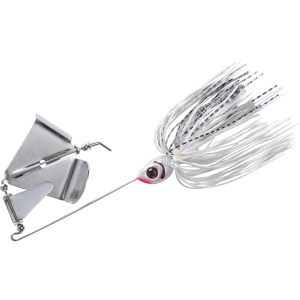 BOOYAH Buzz Buzzbait 1/4oz Snow White Shad Nickel