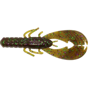 X Zone Lures Pro Series Muscle Back Craw Green Pumpkin Purple Green - X Zone Lures