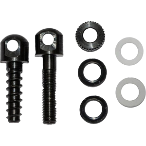 GrovTec Sling Swivel Stud Pack 7/8" Machine Screw with Nut, 3/4" Wood Screw