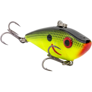 Strike King Bitsy Shad Lipless Crankbait Chartreuse with Black Back