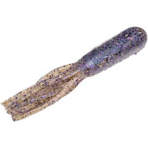Strike King Coffee Tube 3.5" White Illusion Purple & Gold Flake