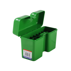 MTM Flip Top Ammo Box 7mm Remington Magnum, 300 Winchester Magnum, 375 Remington Ultra Magnum 22-Round Plastic Green