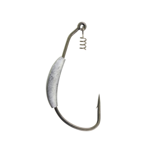Berkley Fusion 19 Weighted Swimbait Hook #4/0 Smoke Satin 4PK