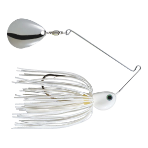 Strike King Potbelly Single Colorado Spinnerbait 3/8oz White Nickel
