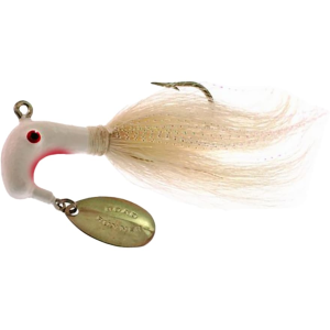 Road Runner Buck Tail Underspin Jig White 1 oz