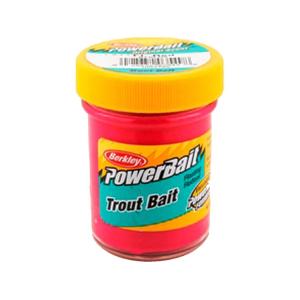 Berkley PowerBait Trout Bait Fl. Red 1.75oz Jar
