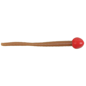 Berkley PowerBait Floating Mice Tails Garlic Worm Fluorescent Red/Natural