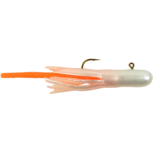 Berkley PowerBait Pre-Rigged Atomic Teasers Pearl/Orange 1/32 oz