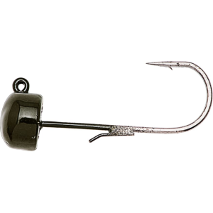 Z-Man Finesse Shroomz 1/10oz Wacky Jighead Green Pumpkin