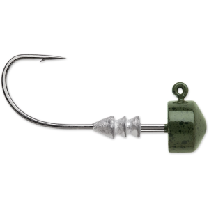 VMC Ned Rig 3/16oz Ned Jighead Green Pumpkin