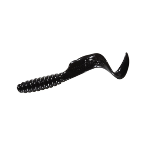 Mister Twister Twister Tail 4" Grub Black 20PK