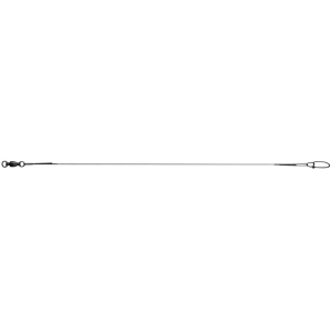 Berkley Wire Wound Steelon Leader 12" 30lb Black Cross Lok Snaps 3PK