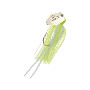 Z-Man Chatterbait Bladed Jig Chartreuse/White/Gold Blade 1/4 oz