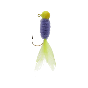 Mr. Crappie Slab Daddy Live Hair Jig Sexy Shiner 1/16 oz
