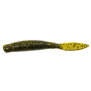Missile Baits Ned Bomb Worm Green Pumpkin Flash