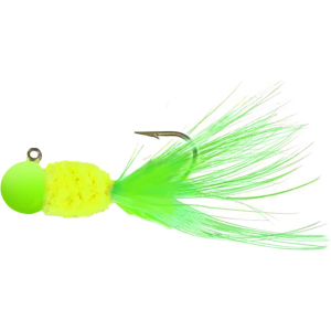 Team Crappie Slab Caller Jig Lime/Chartruese/Lime 1/16 oz