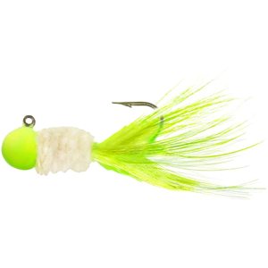 Team Crappie Slab Caller Jig Chartruese/White/Chartruese 1/16 oz