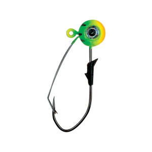 Eagle Claw Lazer Sharp Pro-V Weedless Eagle Eye 1/8oz Round Ball Jighead Firetiger
