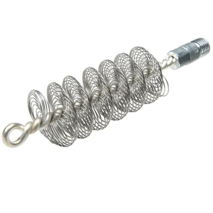 Hoppe's Tornado Style Bore Brush 9mm, 35 Caliber 8-32 Threads Stainless Steel