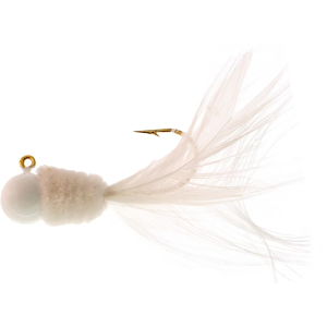 Team Crappie Slab Caller Jig White/White/White 1/8 oz