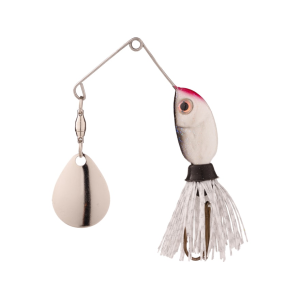 Strike King Rocket Shad Single Colorado Spinnerbait 1/2oz White Shad Silver