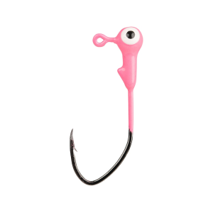 Mr. Crappie Slab Slasher 1/32oz Round Ball Jighead Pink