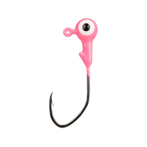 Mr. Crappie Slab Slasher 1/16oz Round Ball Jighead Pink