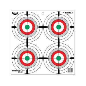 Birchwood Casey EZE-Scorer Multiple Bullseye 12" Target 13PK