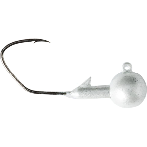 YUM FF Sonar Minnow 3/16oz #3/0 Round Ball Jighead Pearl