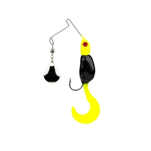 Mr. Crappie Spin Baby 1/8oz Tuxedo Black Nickel