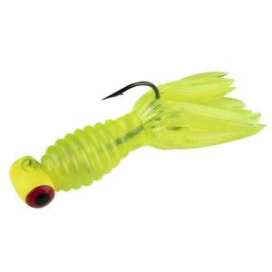 Mr. Crappie Sausage Head w/ Crappie Thunder Jig Hot Chartreuse 1/16 oz