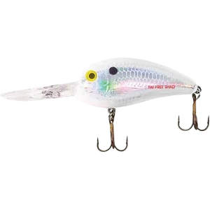 Bomber Fat Free Shad Jr Crankbait Pearl White