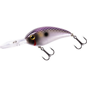 Bomber Fat Free Shad Jr Crankbait Purple Pearl Ayu