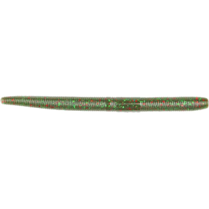 X Zone Lures Pro Series True Center Stick 5" Soft Stickbait Watermelon Red and Green Flake - X Zone Lures