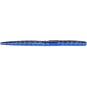 X Zone Lures Pro Series True Center Stick 5" Soft Stickbait Black Blue Laminate - X Zone Lures