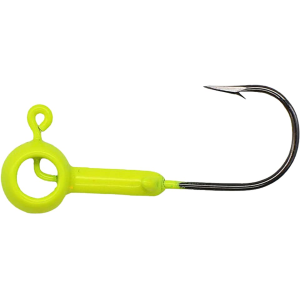 Crappie Magnet Eye Hole Round 1/32oz Jighead Chartreuse