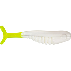 Bobby Garland Slab Hunt'r 2.25" Swimbait Bone White Chartreuse - Bobby Garland