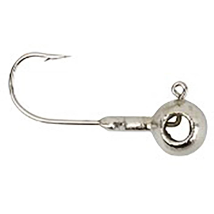 Crappie Magnet Eye Hole Round 1/8oz Jighead Nickel
