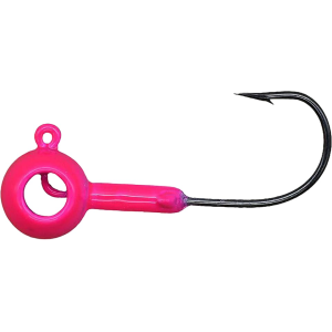 Crappie Magnet Eye Hole Round 1/16oz Jighead Pink