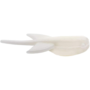 Mr. Crappie Sugar Glider 1.5" Swimbait White/White Head
