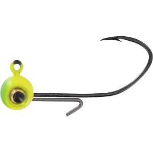 Big Bite Baits BBJ Elite 1/8oz Round Ball Jighead Lime/Chartreuse
